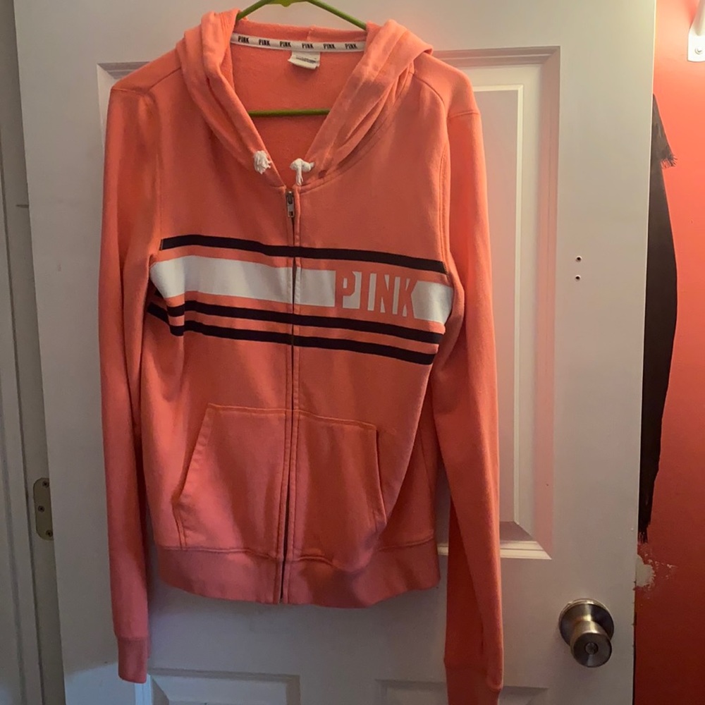 Pink hoodie